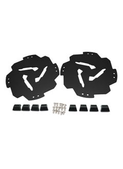 General Pair of Rear Wheel Hub Guard Protector for Yamaha RAPTOR 700R 700 2014-2021 YFZ450R 2014-2021 YFZ450 2017, Black  - Image 1