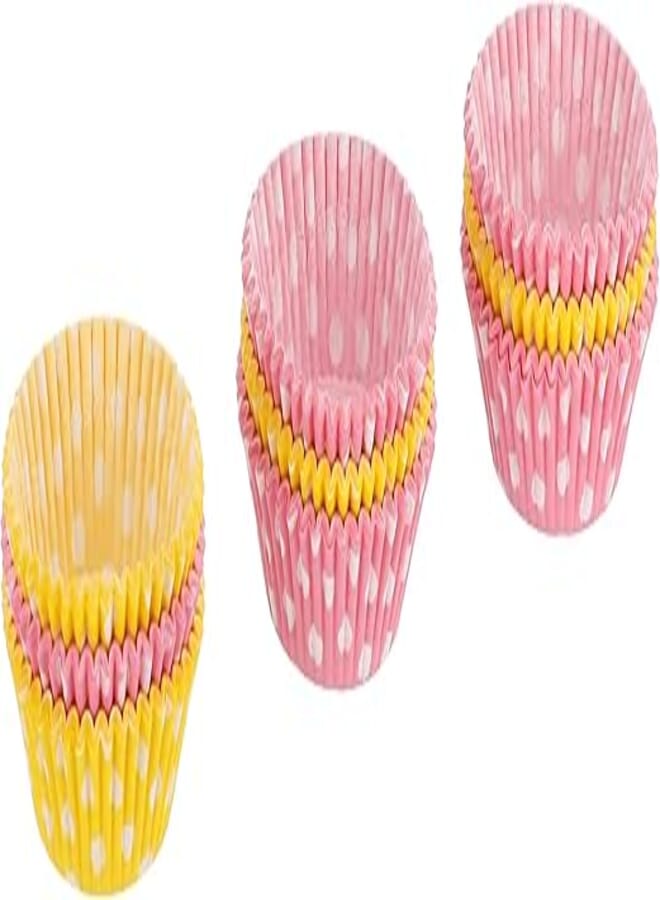 Pedrini linea dolci pirottini, paper, yellow, diameter 3 cm, 200 units