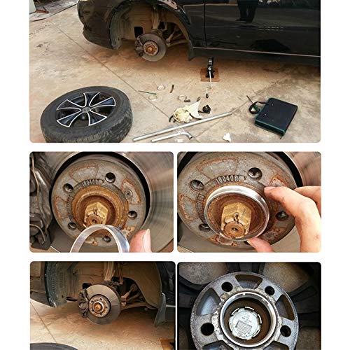 DCVAMOUS Alloy Aluminum Hub Centric Rings 74.1 to 67.1, Set of 4 - Performance Spigot Hubrings fit 67.1mm Vehicle Hub and 74.1mm Wheel Center Bore Compatible with Mazda Mitsubishi - Image 3