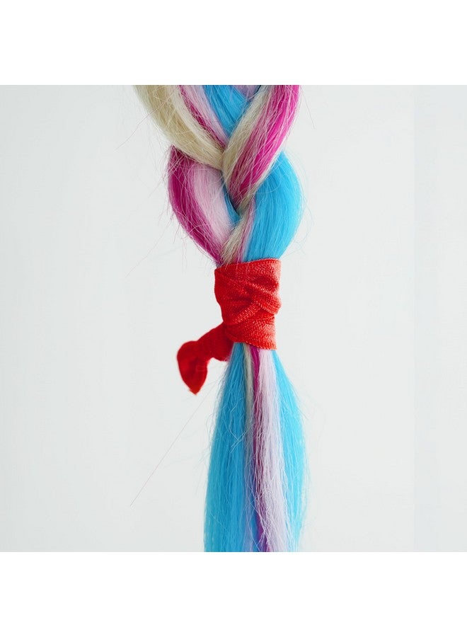 MEEDEE 100 Pack Red Hair Accessories: Soft, No-Crease, No-Damage Knotted Ribbon Hair Ties & Ouchless Ponytail Holders for Women, Yoga, and Everyday Wear - Image 5