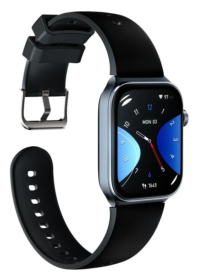 KIESLECT KIESLECT Ks 2 Calling Smart Watch - black , include blue strap  - Image 2