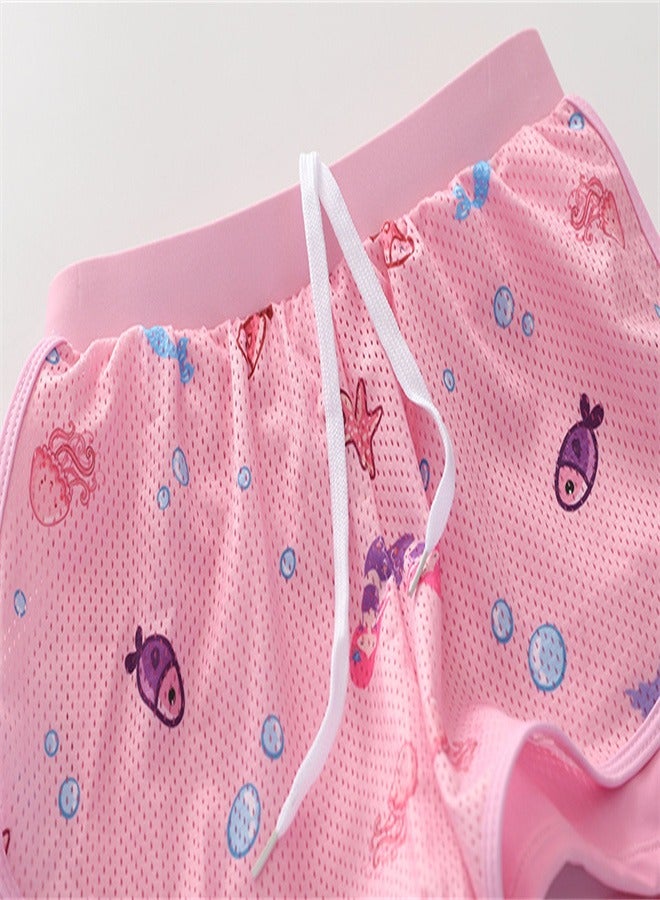 Loquat Girls' Split Body Long Sleeved Swimsuit Multicolour D  - Image 4