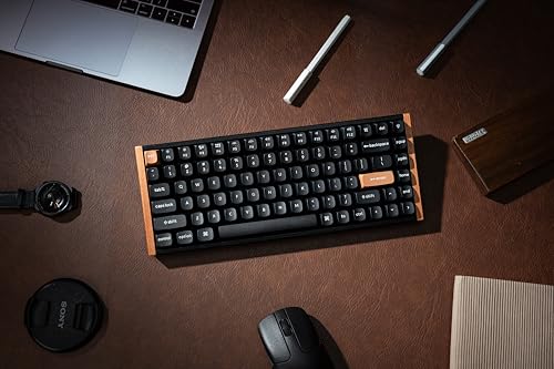 Keychron K2 HE QMK Wireless Gaming Custom Mechanical Keyboard, 2.4 GHz/Bluetooth/Wired 75% Layout Hot-Swappable Programmable RGB Backlit Gateron Magnetic Switches for Mac Windows, Wood Frame-Black - Image 2