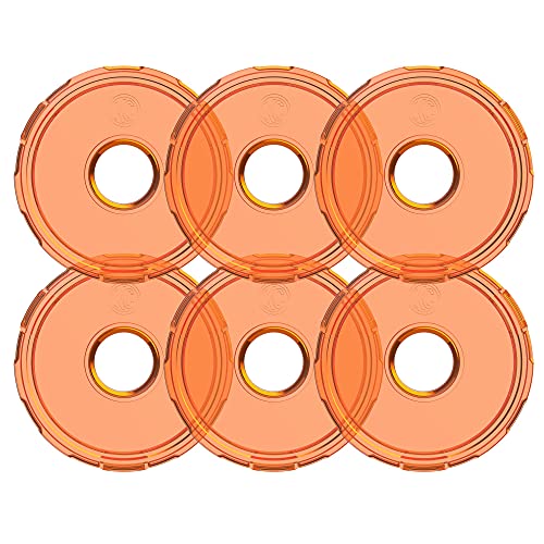 KC Cyclone V2 LED - Replacement Lens - Amber - 6-PK - Image 1