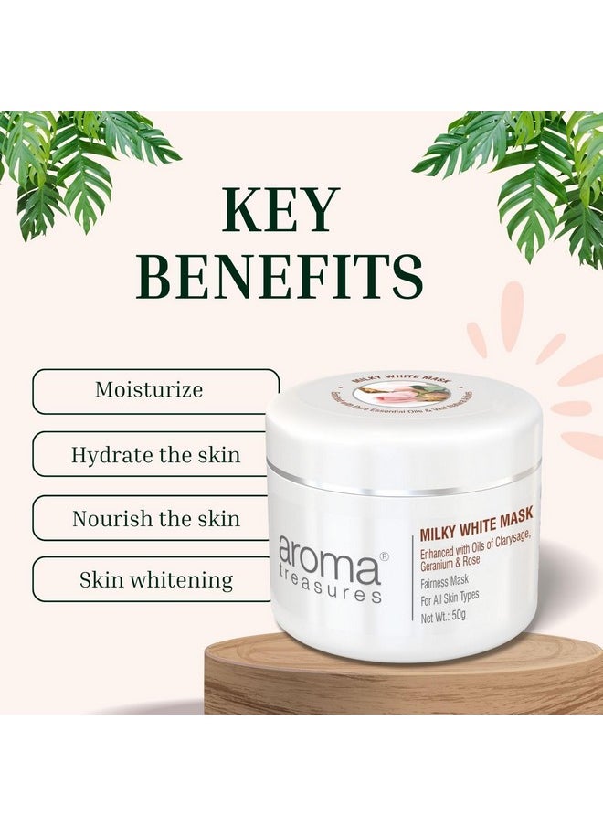Aroma Treasures Aroma Treasures Milky White Mask, 50G  - Image 4