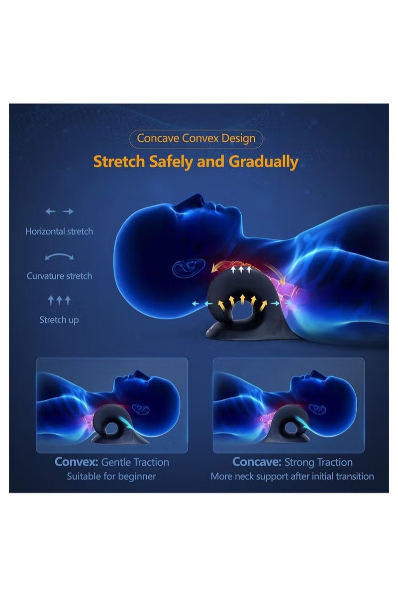 هالامين جهاز تدليك الرقبة لتخفيف آلام الرقبة، وسادة تدفئة للرقبة مع وسادة تدفئة من الجرافين، وسادة تدليك لتخفيف آلام الرقبة، وسادة تدفئة لتخفيف الآلام ومحاذاة العمود الفقري - Image 5