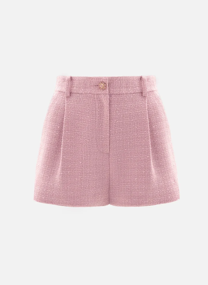 ليتشي شورت قصير من التويد