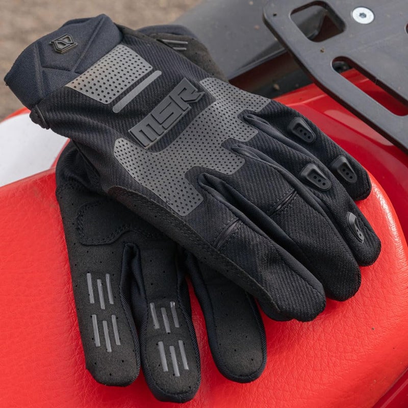 MSR Legend Tactical Touchscreen Dirt Bike Motocross MTB Airsoft Paintball Gloves for Men Women X-Large Black - Image 5