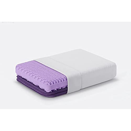 Purple Pillow - The Most Supportive Pillow Science Can Dream Up, Adjustable Boosters for Personalized Height, Made with GelFlex Grid, Ergonomic Support, Standard Size - Image 1