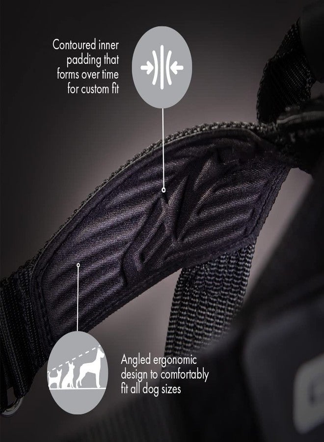 إيزي دوج حزام صدر للكلاب من إيزي دوغ إكسبريس - حزام صدر قابل للتعديل للكلاب الكبيرة والمتوسطة والصغيرة مع تصميم مبطن مريح مضاد للاحتكاك، ومقبض سهل الإمساك، وإبزيم جانبي سهل (صغير، أحمر) - Image 4