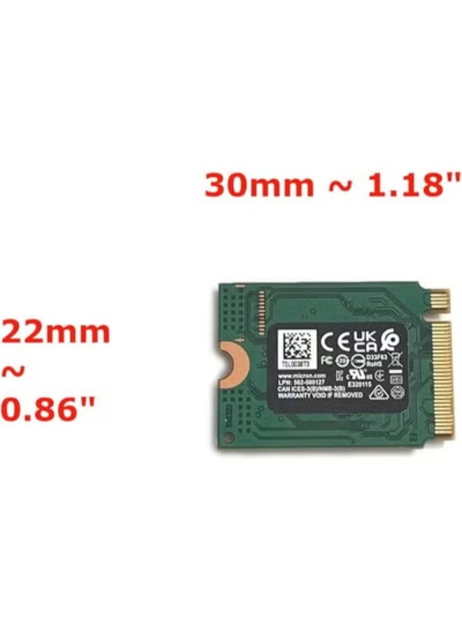 Internal SSD 1TB M.2 2230 NVMe PCIe Gen4 x4 High Speed Solid State Drive for Gaming Devices Laptops Desktop PCs and Portable Systems - Image 2