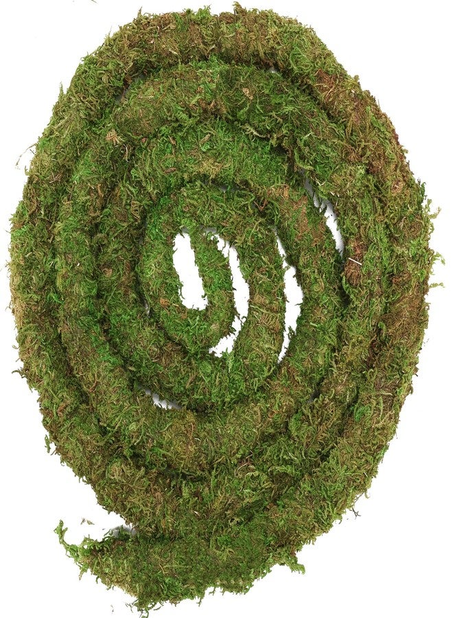 USMOLA Moss Vine for Reptiles, Bendable Climbing Vines Reptile Tank Accessories, Natural Moss Rope for Leopard Gecko, Lizard, Snake, Chameleon, Frog Terrarium Decor (Jungle Green, 6.5 FT) - Image 4
