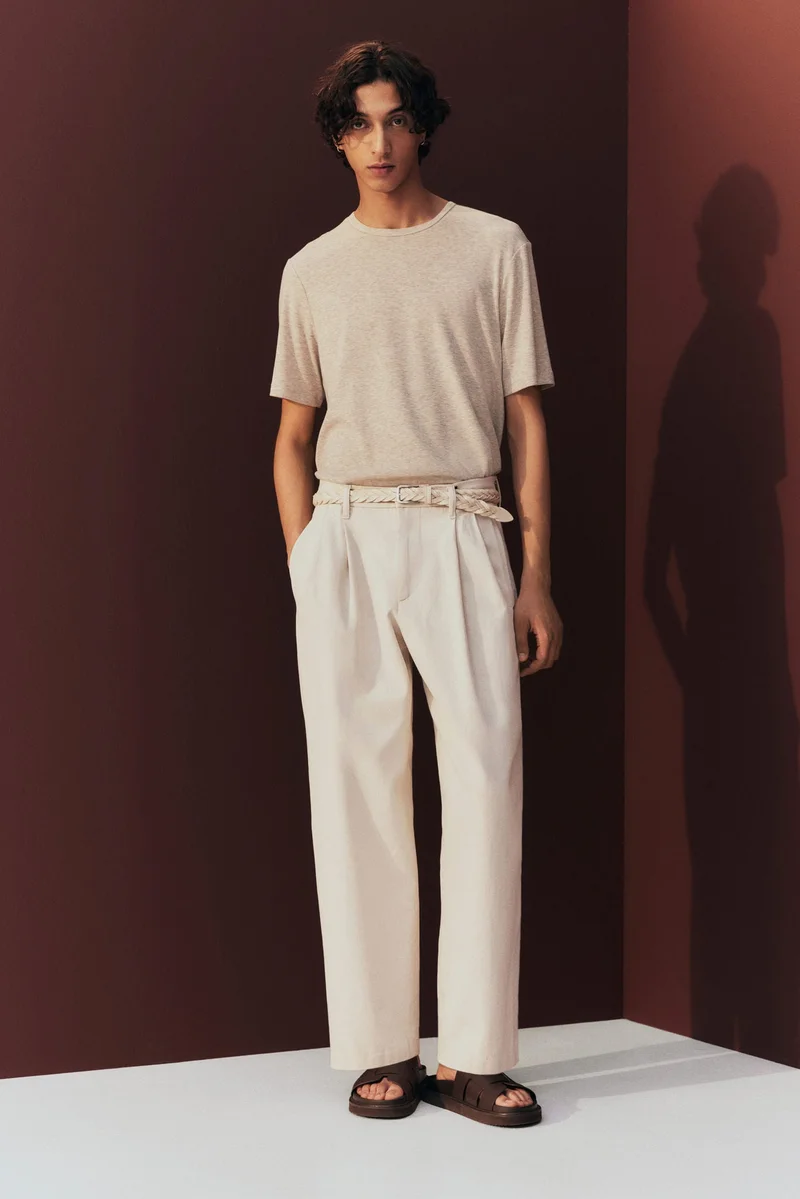 H&M Regular Fit Lyocell-blend T-shirt