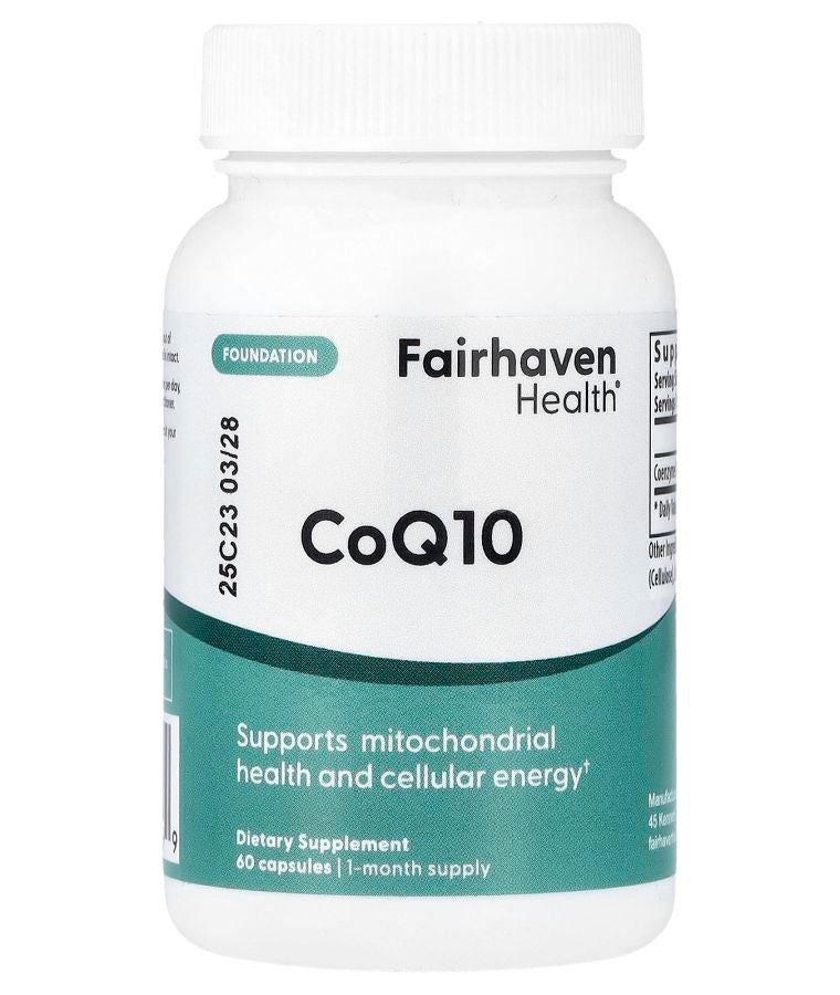 fairhaven health Co-Q10 60 Capsules (100 mg per Capsule)