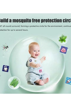 SYOSI Mosquito Repellent Stickers, 120Pcs Natural Patches for Kids and Adults, DEET Free Repellent, Cartoon Stickers for Outdoor Camping Traveling Fishing  - Image 3