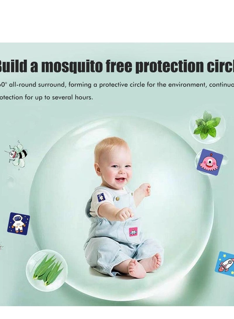 SYOSI Mosquito Repellent Stickers, 120Pcs Natural Patches for Kids and Adults, DEET Free Repellent, Cartoon Stickers for Outdoor Camping Traveling Fishing  - Image 3