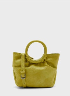 Circle Handle Mini Tote Handbag