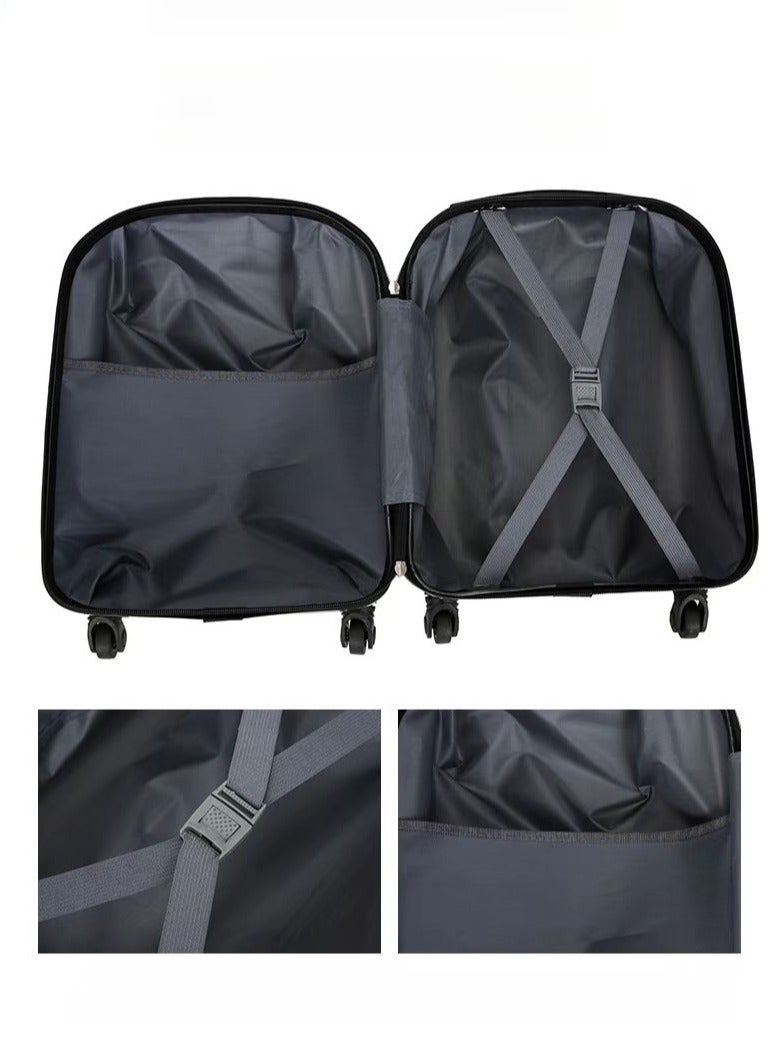 Kids Luggage Travel Suitcase Kids Carry On Luggage Hardshell Rolling Suitcase with Spinner Wheels for Boys and Girls Travel Luggage  (Crocodile Green 18 Inch) - Image 3