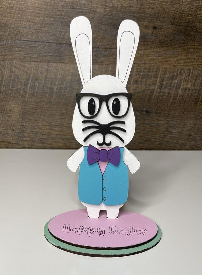 Haoser Easter Bunny with Custom Faces and Clothes for DIY Craft Kits, Kids Coloring kits-24 pc - Image 4