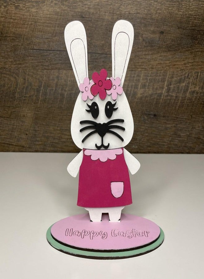 Haoser Easter Bunny with Custom Faces and Clothes for DIY Craft Kits, Kids Coloring kits-24 pc - Image 5