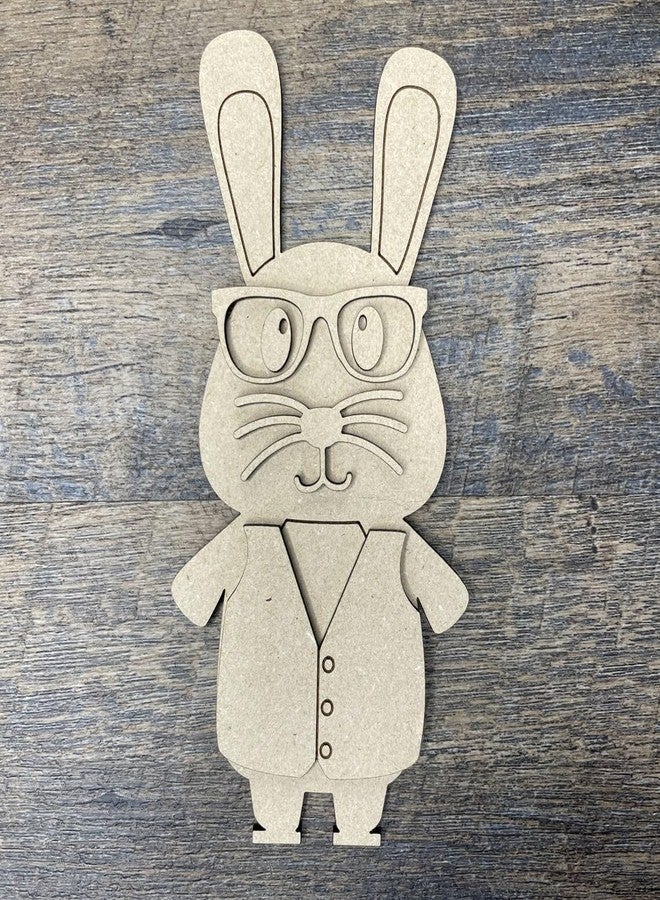 Haoser Easter Bunny with Custom Faces and Clothes for DIY Craft Kits, Kids Coloring kits-24 pc - Image 3