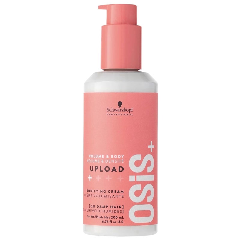 OSiS+ Upload Volume & Body Cream for Hair, 6.75 oz â€“ Light Hold Volumizing Hair Treatment â€“ Creates Volume & Fuller Hair - Vegan Formula with Heat Protection - Image 1