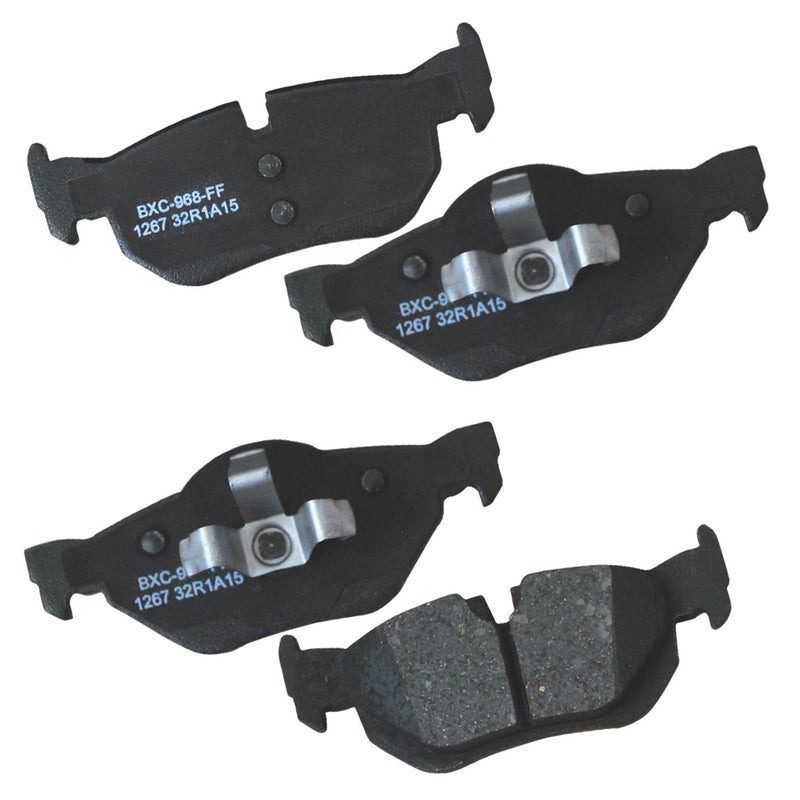 Bendix Premium SBC1267 Ceramic Rear Brake Pads for Select Models BMW 120i  125i  128i  130i  323i  325i  325xi  328i  328i xDrive  328xi  X1 - Image 1