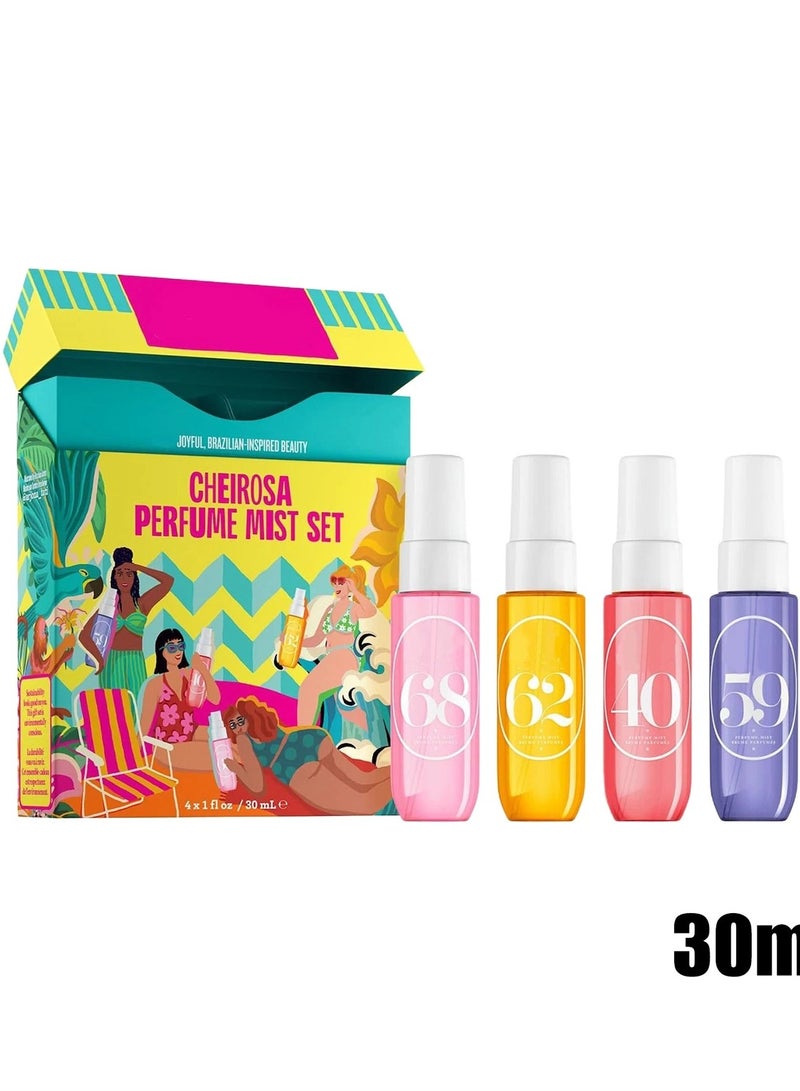 سول دي جينيرو مجموعة رذاذ عطر سول دي جانيرو - مجموعة العطور البرازيلية ’40 ’59 ’62 ’68، مجموعة هدايا بخاخ الجسم بحجم السفر 4 × 30 مل - Image 4