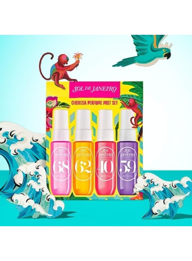 Sol de Janeiro Perfume Mist Set – Brazilian Fragrance Collection ’40 ’59 ’62 ’68, 4 x 30ml Travel Size Body Spray Gift Set - Image 3