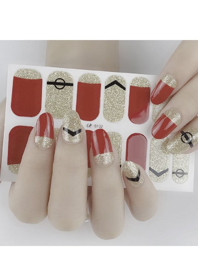 14-Pieces False Nails Sticker