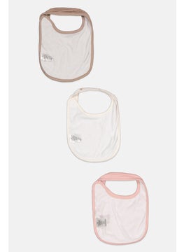 Dream Gro 3 Piece Textured Bibs, Mauve  - Image 2