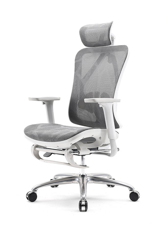 SIHOO SIHOO M57C 4D Linkage Armrest Lift comfort Chair Adjustable Office Executive Chair Ergonomic Employee Computers Chair (With footrest)  - Image 4