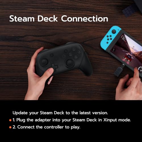Mcbazel 8Bitdo Wireless USB Adapter 2 with OTG for PS5, Switch OLED, Switch2，Windows, macOS, Raspberry Pi, Xbox Series X/S, Switch Pro, Xbox One Controller and More - Image 5