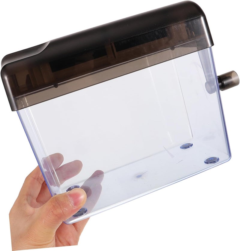 Luxshiny Portable Small Manual Paper Shredder for Office and Home Use Handheld Desktop Tool for Bills Receipts and Documents Lightweight and Wear-Resistant Design Easy to Operate - Image 4