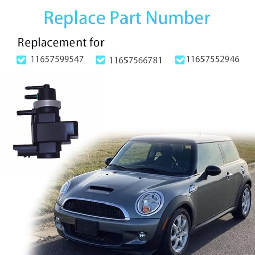 WUGANGATPS Turbocharger Boost Solenoid Valve Compatible with BMW 114i 116i 118i 120i 316i 320i Mini Coupe Countryman Paceman Pressure Converter 2007-2016 Replacement for 11657599547 11657566781 11657552946 - Image 2