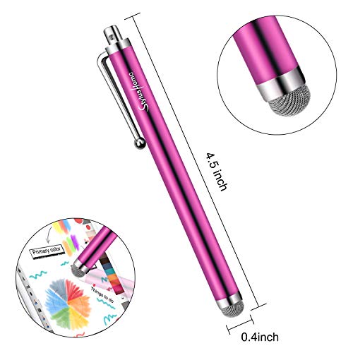 STYLUSHOME 10 Pack Stylus Pens for Touch Screens, Mesh Fiber Tip Stylus Pens for ipad iPhone Tablets Samsung All Precision Capacitive Universal Touch Screen Devices - Image 2
