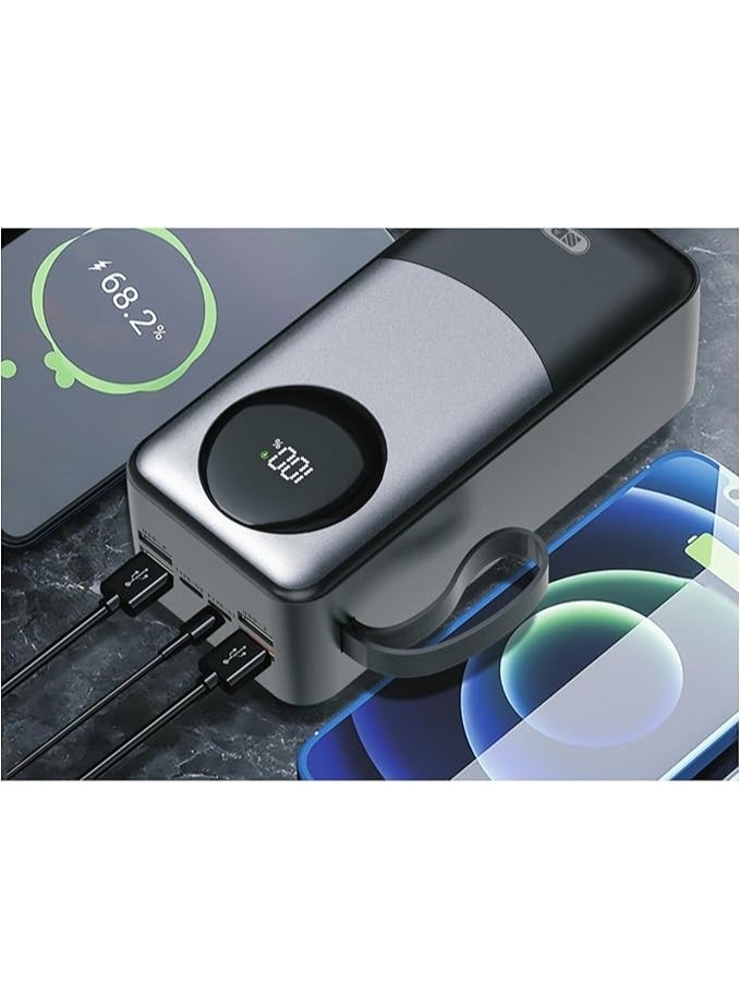 iSNUP 40000mAh  (PD 22.5W+ USB 4) Power Bank with Digital Display - Image 3