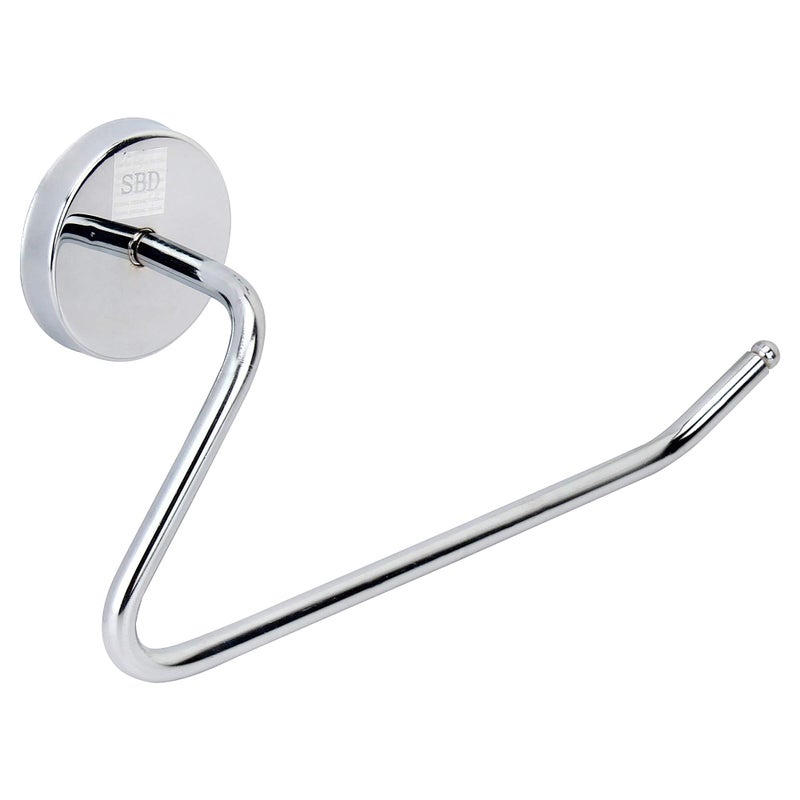 SBD Stainless Steel Bathroom Towel Ring | Napkin Holder | Towel Hanger | Towel Ring for Bathroom Chrome Finished (Towel Ring, Semi Trapzo) - Image 1
