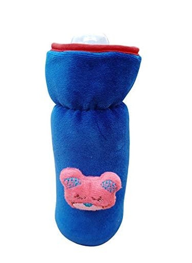 Alya The Cheeky Kidzz Pack of 3 New Born Baby Nursing Feeding Bottle Cover with Soft Stretchable Velvet Attractive Cartoon Design I Baby Milk Feeder Bottle Cover 150 ML-200 ML (Design 353) - Image 2