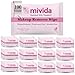mivida100 Count Hypoallergenic Makeup Remover Wipes Individually Wrapped with Vitamin E | Dermatologist Tested Alcohol-Free, Fragrance-Free face wipes Individully Wrapped - Image 2