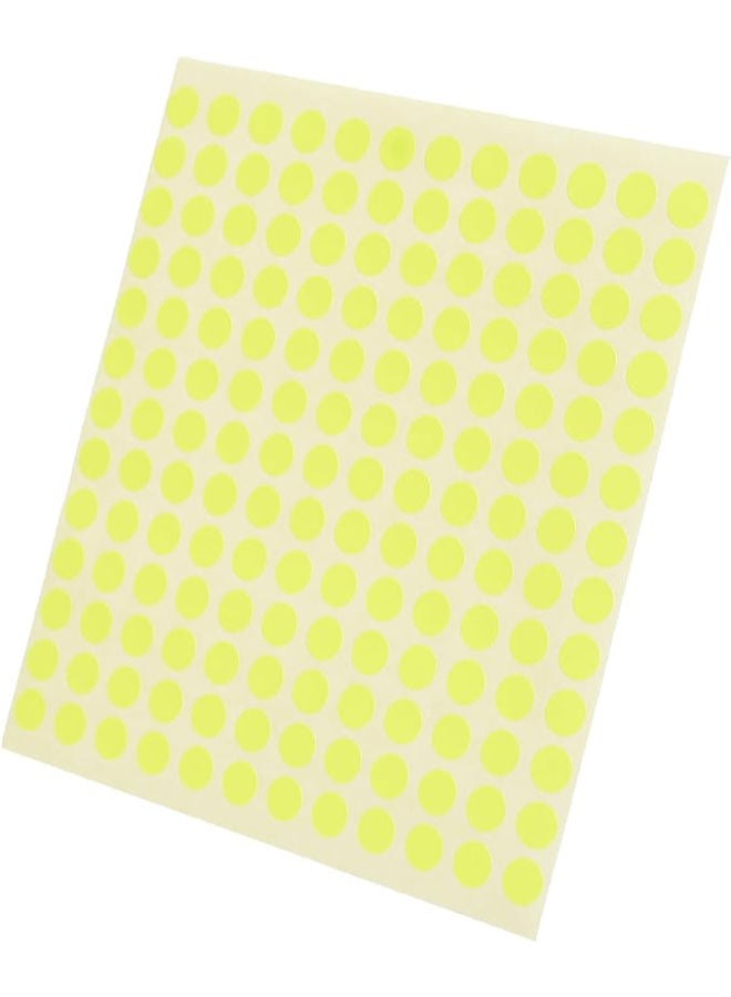 El Manar Striking Round Compact Adhesive Label Sticker, 10 mm With Premium Material Suitable For Home, School And Office - Image 2