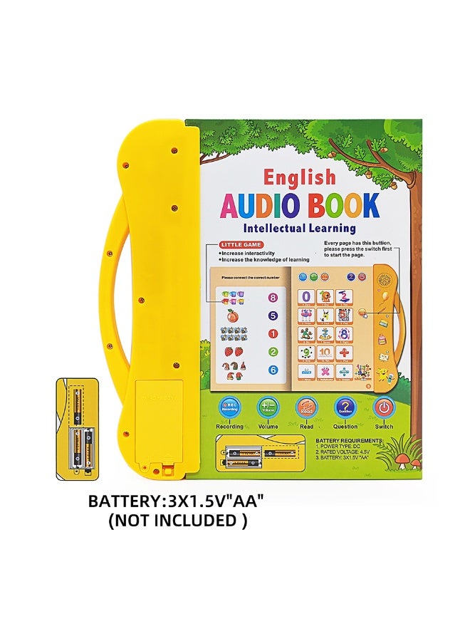 Montessori English Talking Book for Toddlers 3-5 | Interactive Audio Book with Touch Sensors, Music & Phonics Learning | Educational Activity Toy for Preschool Kids - Image 3