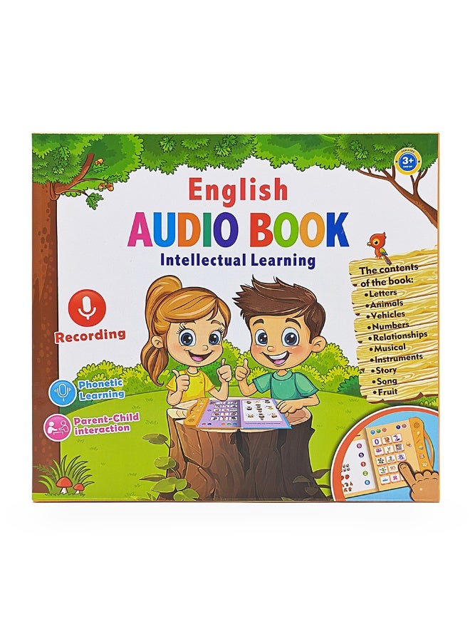 Montessori English Talking Book for Toddlers 3-5 | Interactive Audio Book with Touch Sensors, Music & Phonics Learning | Educational Activity Toy for Preschool Kids - Image 5