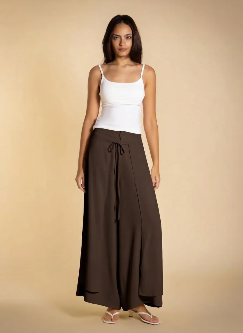 شايبس FRONT WRAP TROUSERS