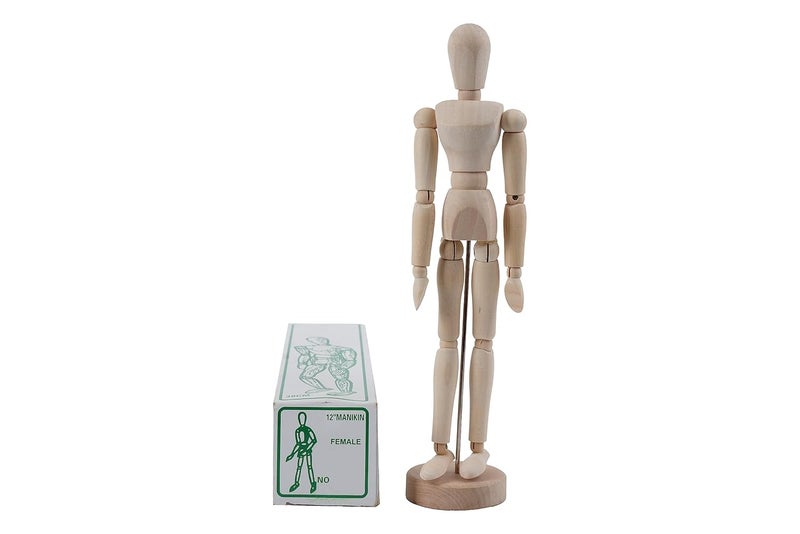 BRUSTRO Artists Human Manikin (Mannequin) - 12 Inches - Image 1