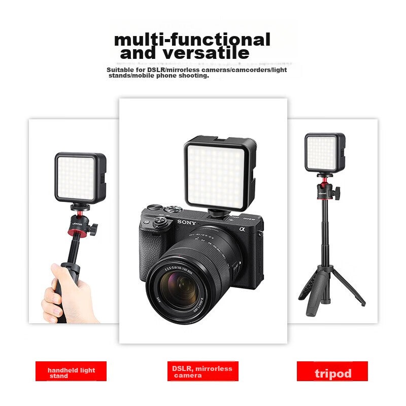 JD Jing Zao Ulanzi VL81 Dual-Color Temperature Fill Light Clip Kit, Portable Photography Light, Handheld Mini Pocket Soft Light, Vlog Phone DSLR Camera Indoor Outdoor Live Streaming Lighting - Image 4