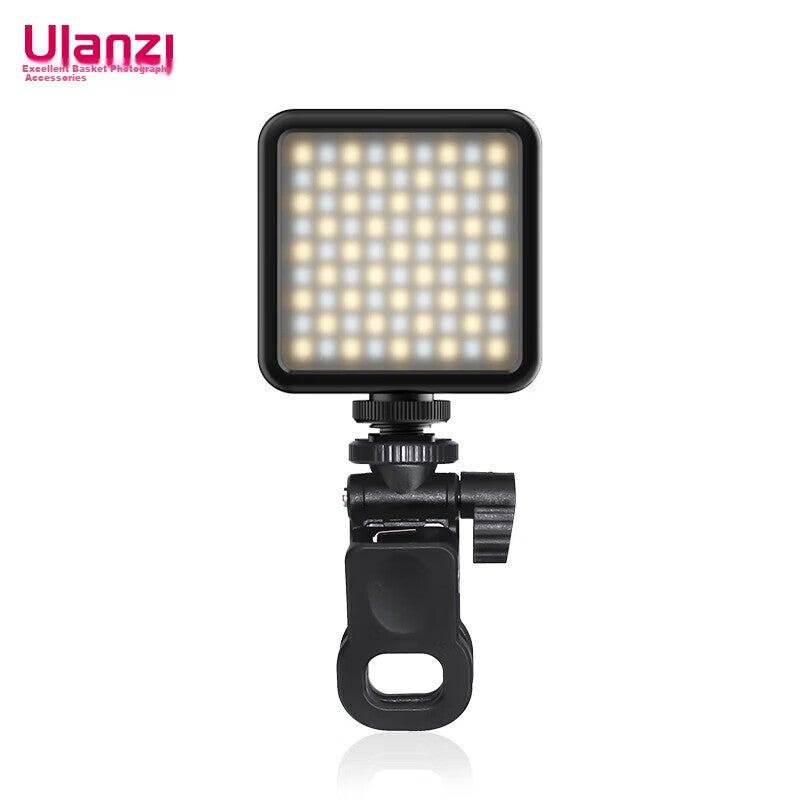 JD Jing Zao Ulanzi VL81 Dual-Color Temperature Fill Light Clip Kit, Portable Photography Light, Handheld Mini Pocket Soft Light, Vlog Phone DSLR Camera Indoor Outdoor Live Streaming Lighting - Image 1