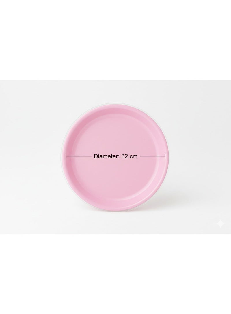 favilla Durable plastic serving tray – ideal for pizza and fruit – lightweight and easy to clean – 32 cm - Image 4