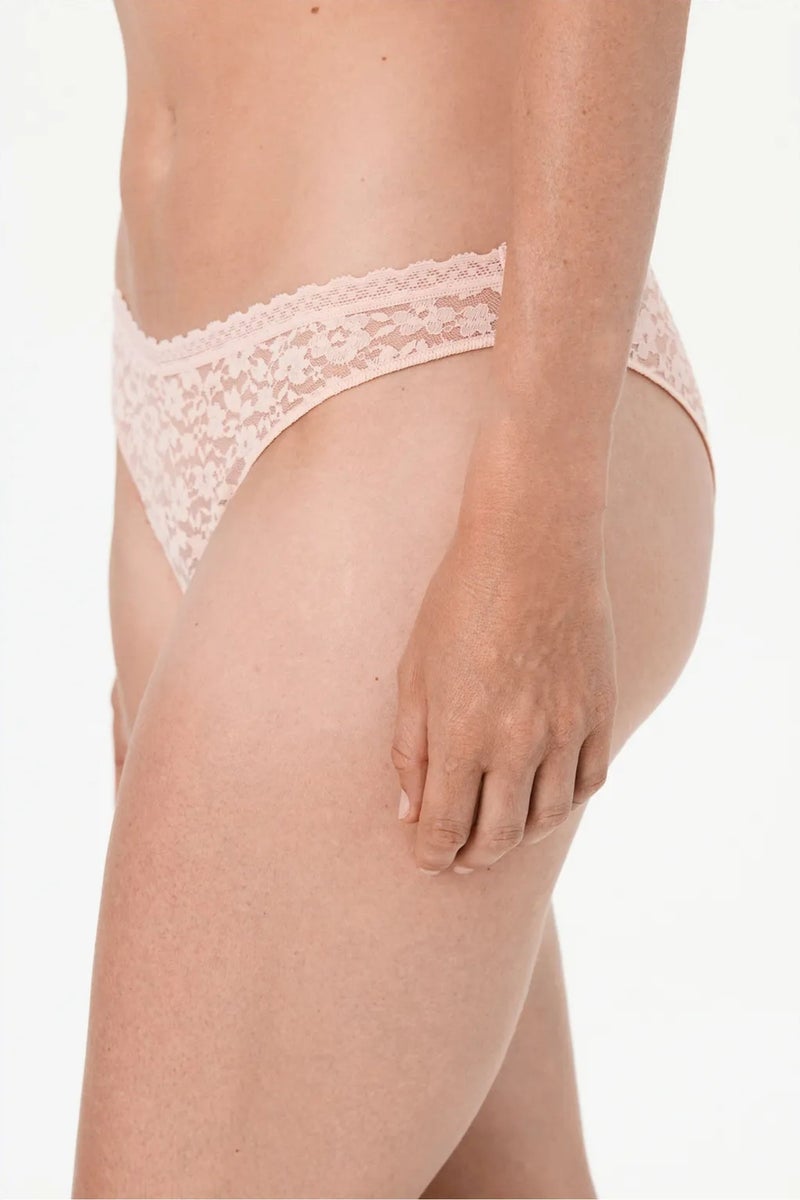 PENTI Easy Lace V-Neck Floral Brazilian Briefs - Image 3