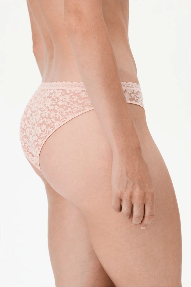 PENTI Easy Lace V-Neck Floral Brazilian Briefs - Image 4